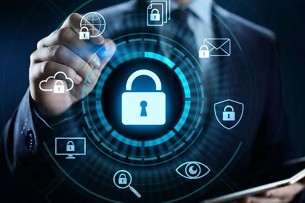 Biểu tượng khóa bảo mật kỹ thuật số cho tài khoản b29 club